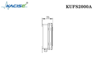 Tipo parete ultrasonica tubo/spaccato del misuratore di portata dell'acqua che monta KUFS2000A