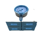 Misuratore di pressione del fluido in acciaio inossidabile per l'olio di silicone a base di glicerina