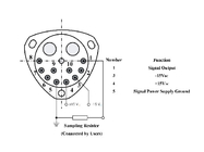 Sensore di accelerometro a vibrazione ad alta tempestività -55-80°C Vibrazione di picco seno 20g 20Hz 2000Hz