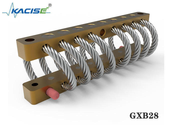 GXB28-800 dati di prova contro l'attrezzatura per macchine utensili degli isolatori di vibrazione della fune metallica