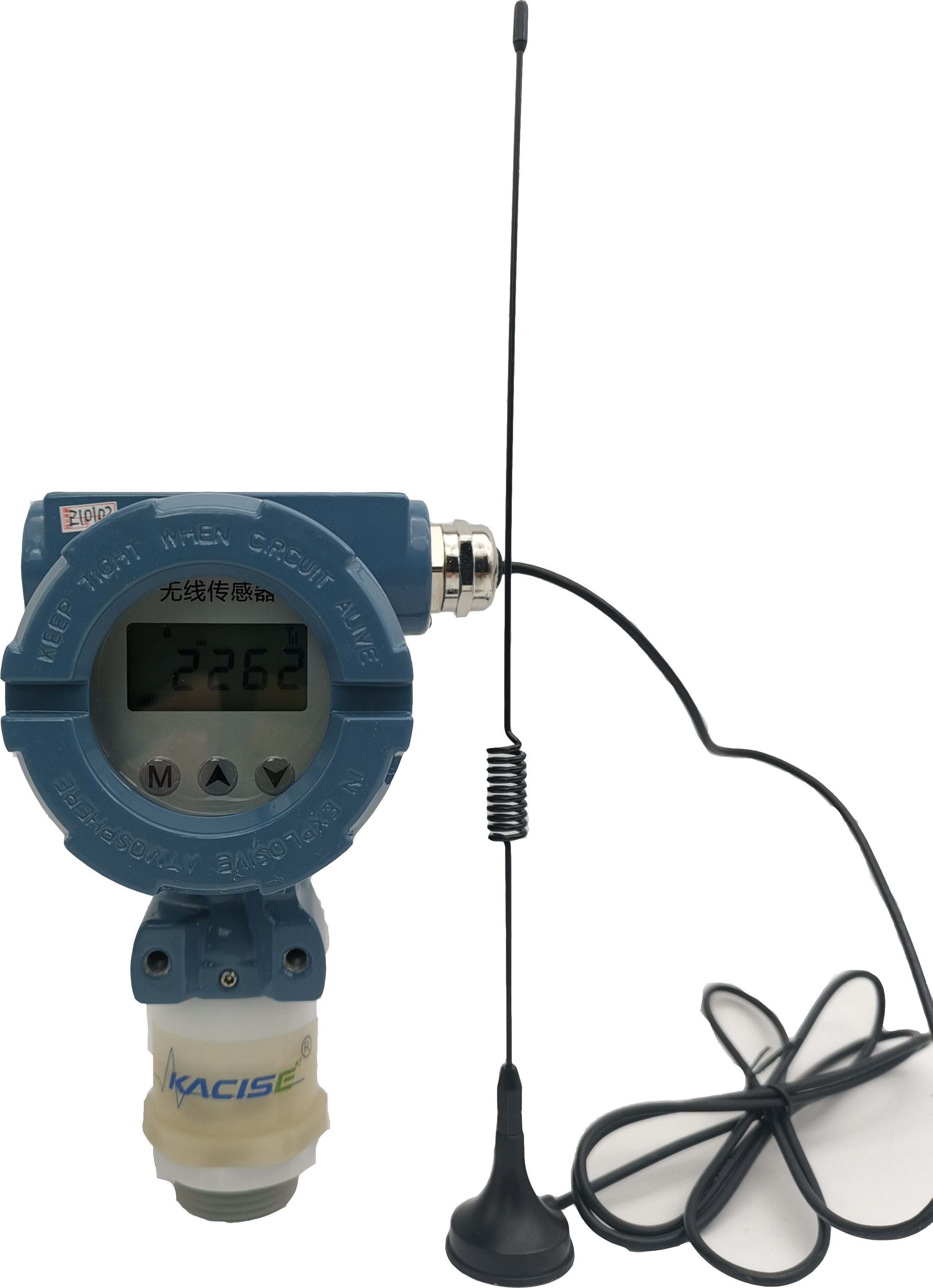 Il sensore ultrasonico intelligente IP65 del trasduttore del livello del fluido impermeabilizza