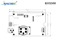 ABS Shell High Measurement Accuracy del sensore dell'O2 di serie KOX500