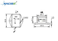 K-3JSJ-001 Sensore di accelerazione a tre assi leggero/Accelerometro triassiale ad alta velocità 0~3 V