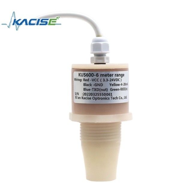 Sensore di livello ad ultrasuoni di uscita RS485 con bassa potenza di 3,3 V e resistenza all'acqua IP68 per piscina di rifiuti