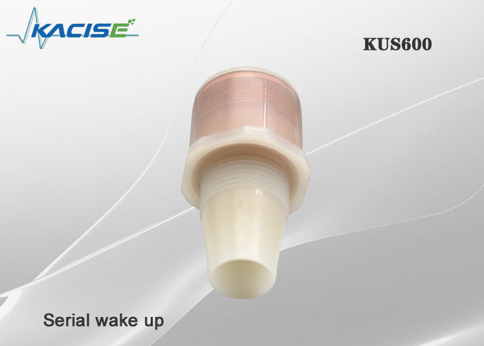 Sensore di livello dell'acqua ad ultrasuoni impermeabile KUS600 IP68 con portata da 0,6 a 5 m e involucro in PVDF