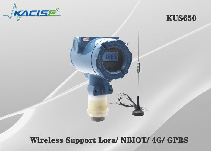 KUS650A Sensore di livello a ultrasuoni wireless con portata 3 m con protezione IP68 e uscita 4G/Lora/GPRS/NB per la misurazione del livello di liquidi