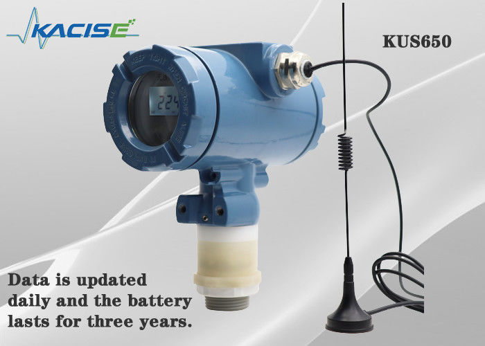 KUS650A Sensore di livello a ultrasuoni wireless con portata 3 m con protezione IP68 e uscita 4G/Lora/GPRS/NB per la misurazione del livello di liquidi