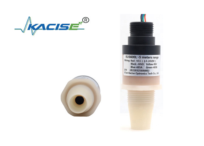5m misuratore di livello dell'acqua ad ultrasuoni intelligente 5V uscita RS485 sensore di livello liquido PVDF KUS600