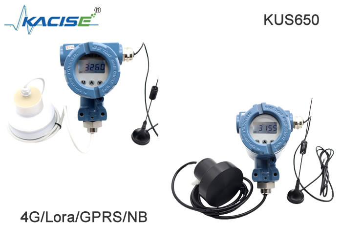 Sensore di livello dell'acqua liquido ad ultrasuoni wireless di tipo split KUS650 Uscita 4G/Lora/GPRS/NB
