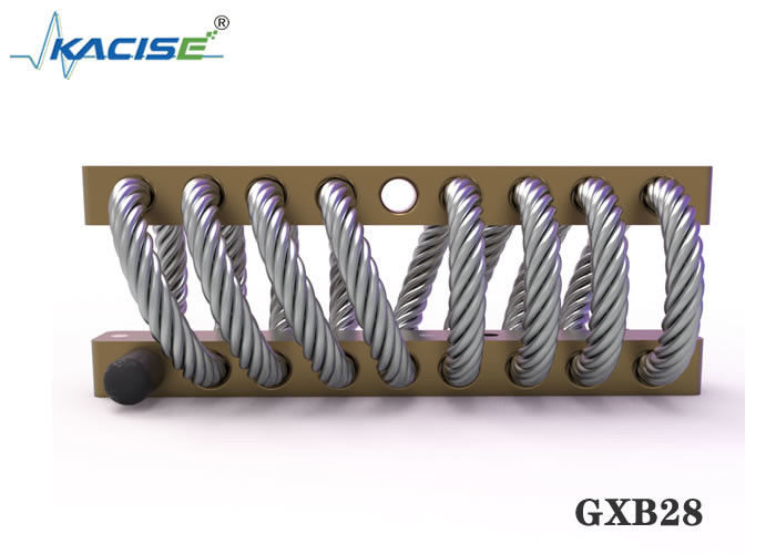Isolatore di vibrazioni per funi metalliche SS304 con frequenza di risonanza 5-10 Hz e isolamento a tre piani per apparecchiature di macchine utensili