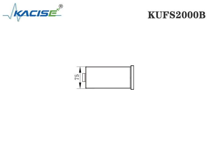 Clamp On Type Ultrasonic Flow Meter Panel Mount KUFS2000B con precisione ≤ 1%
