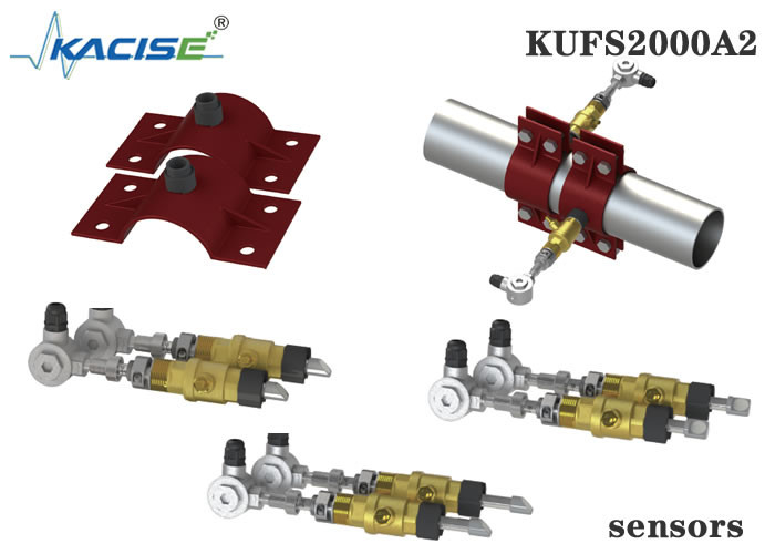 Misuratore di portata ultrasonico di inserzione del supporto della parete KUFS2000A2 per la dimensione DN50 - tubo DN6000