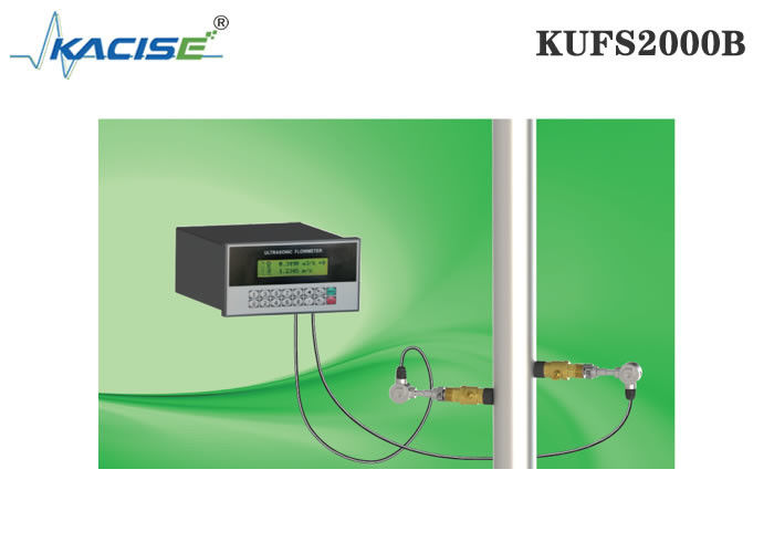 KUFS2000B Flusometro ad inserimento ad ultrasuoni montato su pannello con accuratezza ± 1% per tubi DN50-DN6000 e interfaccia RS485 MODBUS