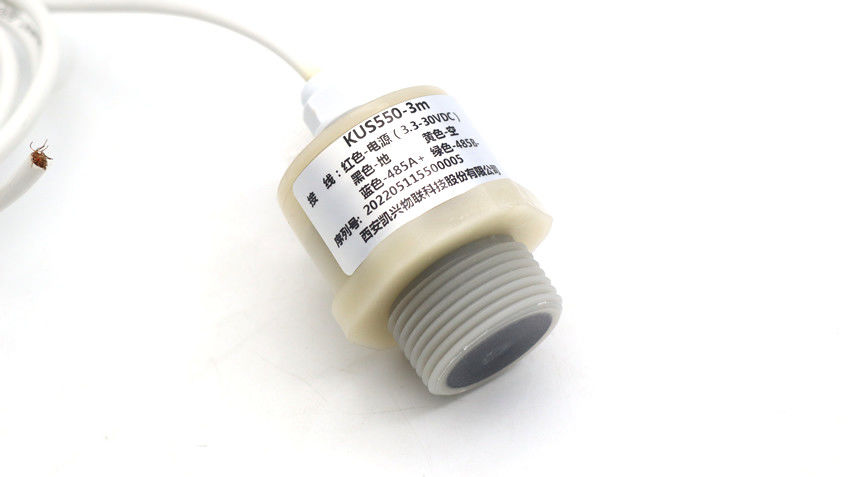 Sensore di livello ad ultrasuoni resistente alla corrosione IP68 con gamma di 5 m per la misurazione del livello dell'acqua