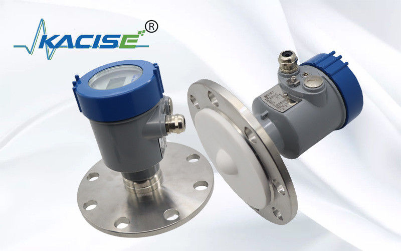 Trasmettitore di livello radar Kacise a 80 GHz con raggio di 100 m e uscita Modbus RS485 per liquidi corrosivi forti