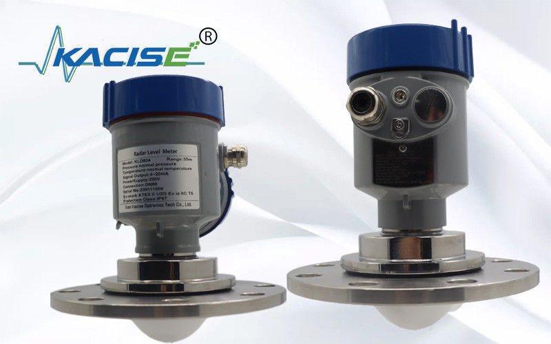 Sensore di livello radar Kacise OEM 80GHz Misuratore di livello radar FMCW con portata di 100 m con protezione IP67 e display