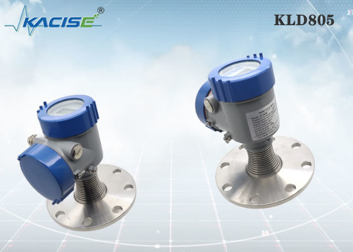 Sensore di livello radar KLD805 a 80 GHz con antenna in PTFE e protezione IP67 per la misurazione del livello del liquido