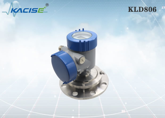 Sensore di livello radar KLD806 da 80 GHz con antenna PTFE e protezione IP67 per serbatoi solidi e liquidi