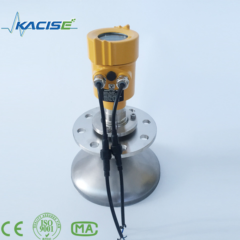 KLD-2604 RS485 Modbus Radare di polvere forte Livello di misura 4 - 20mA con raggio di misura 80m