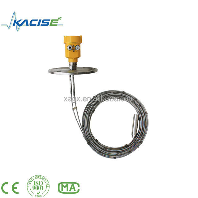 Misuratore di livello radar a onda guidata serie KLD70 con intervallo di temperatura (-200~400) ℃, intervallo di misurazione di 6~30 m e segnale di uscita 4-20 mA/HART