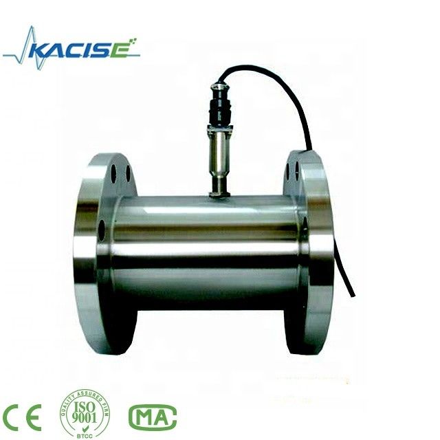 Misuratore di flusso della turbina ad alta precisione ±0,2% per diesel e olio combustibile con alimentazione a 24VDC e costruzione in acciaio inossidabile