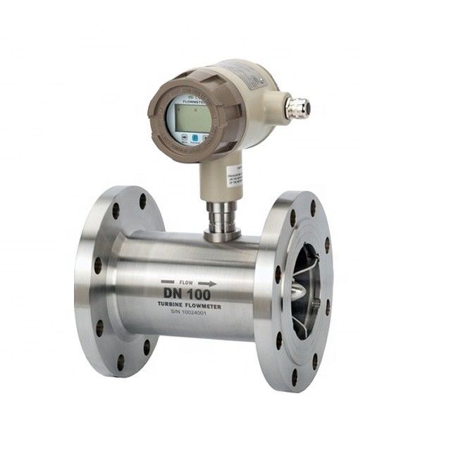 Misuratore di flusso di turbina SS316 ad alta precisione con uscita da 4 a 20 mA per olio combustibile e misurazione digitale