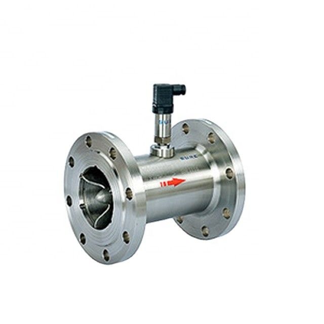 Misuratore di flusso di turbina SS316 ad alta precisione con uscita da 4 a 20 mA per olio combustibile e misurazione digitale