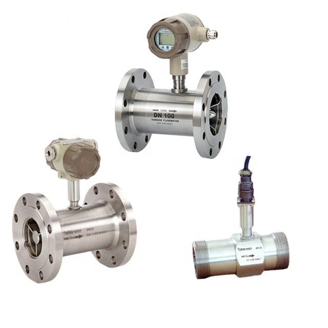 Misuratore di flusso di turbina SS316 ad alta precisione con uscita da 4 a 20 mA per olio combustibile e misurazione digitale