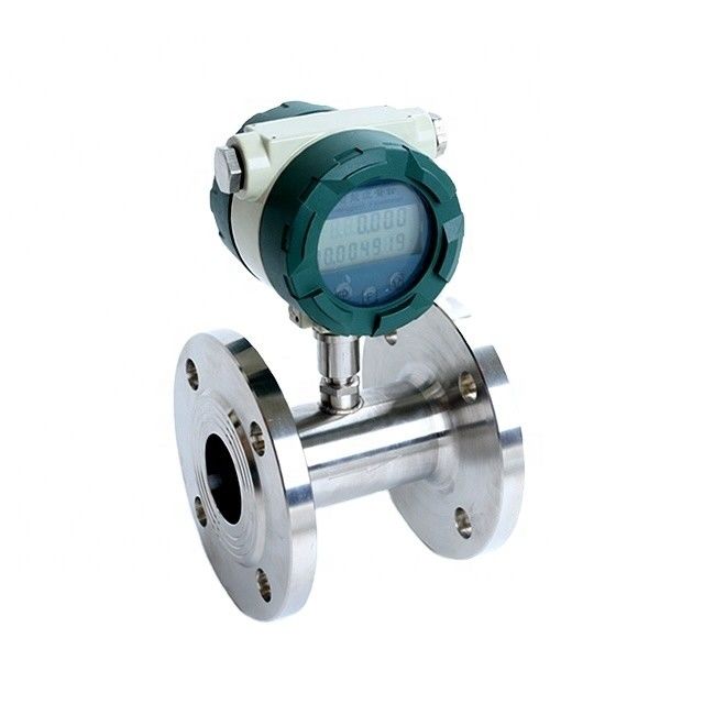 Misuratore di flusso della turbina ad alta precisione ±0,2% per combustibile diesel e olio con materiale SS304/SS316 e uscita 4-20mA