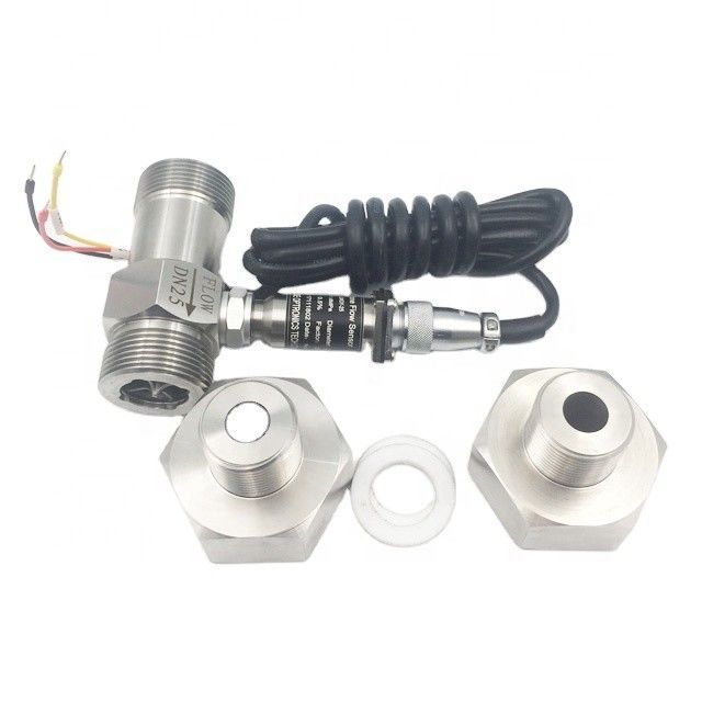 Misuratore di flusso di turbina SS304/SS316 ad alta precisione con flange/filo/connessione sanitaria per succo e birra