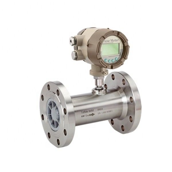 Misuratore di flusso di turbina SS304/SS316 ad alta precisione con flange/filo/connessione sanitaria per succo e birra