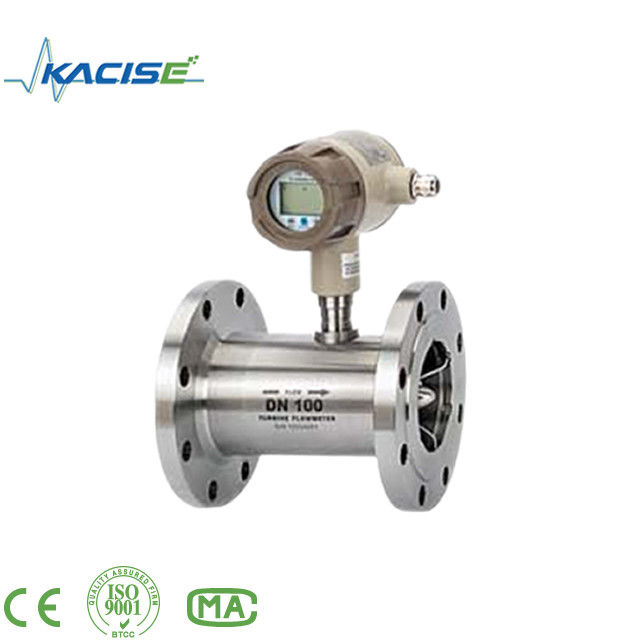 Alta precisione ± 0,2% di precisione di misuratore di flusso della turbina con materiale SS316L e protezione IP65 per l'alcol dell'olio di benzina