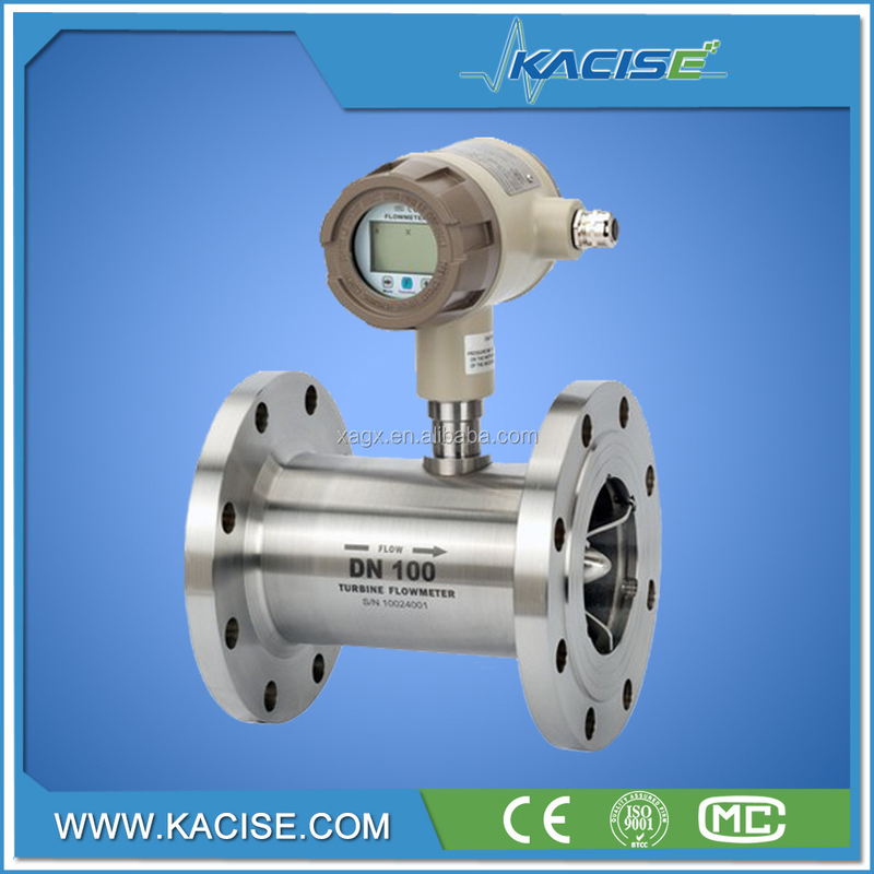 Misuratore di flusso digitale della turbina a gas naturale Flusso d'aria con segnale di uscita 4-20mA o impulso o RS485