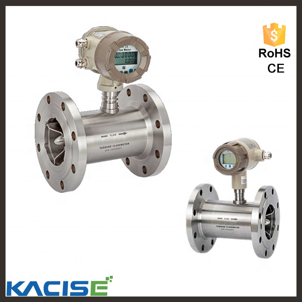 15 mm - 6000 mm Misuratore di flusso tipo turbina per liquidi acidi corrosivi