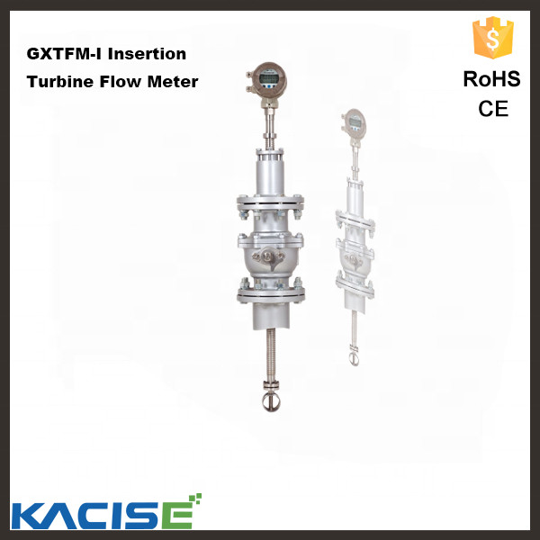 15 mm - 6000 mm Misuratore di flusso tipo turbina per liquidi acidi corrosivi