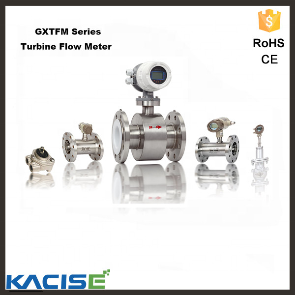 15 mm - 6000 mm Misuratore di flusso tipo turbina per liquidi acidi corrosivi