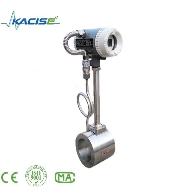 Misuratore di portata digitale di bersaglio del vortice con alimentazione elettrica 24VDC e batteria 3*1.2V o adattatore di alimentazione AC90 ~ 260V