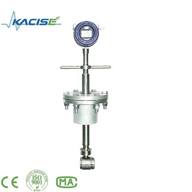 Misuratore di portata digitale di bersaglio del vortice con alimentazione elettrica 24VDC e batteria 3*1.2V o adattatore di alimentazione AC90 ~ 260V