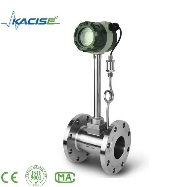 Protezione IP68 Misuratore di flusso di vortice in acciaio inossidabile con precisione dell'1,0% per la misurazione di vapore e liquido