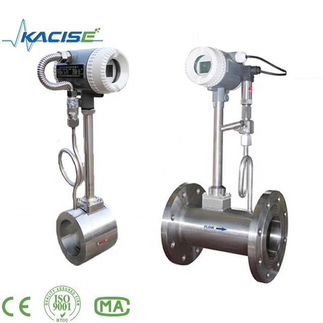 Protezione IP68 Misuratore di flusso di vortice in acciaio inossidabile con precisione dell'1,0% per la misurazione di vapore e liquido