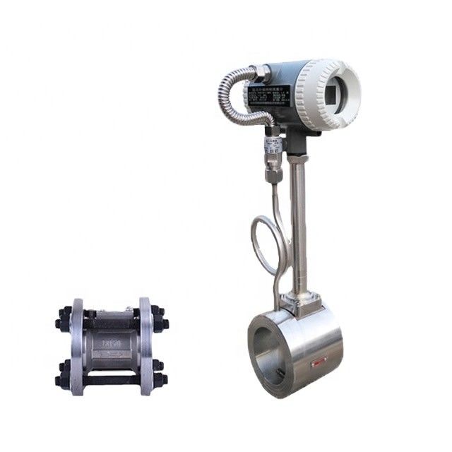 Misuratore di portata digitale a vortice per gas di cloro con GPRS e materiale del corpo SS304/SS316