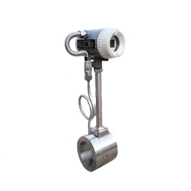 Misuratore di portata digitale a vortice per gas di cloro con GPRS e materiale del corpo SS304/SS316
