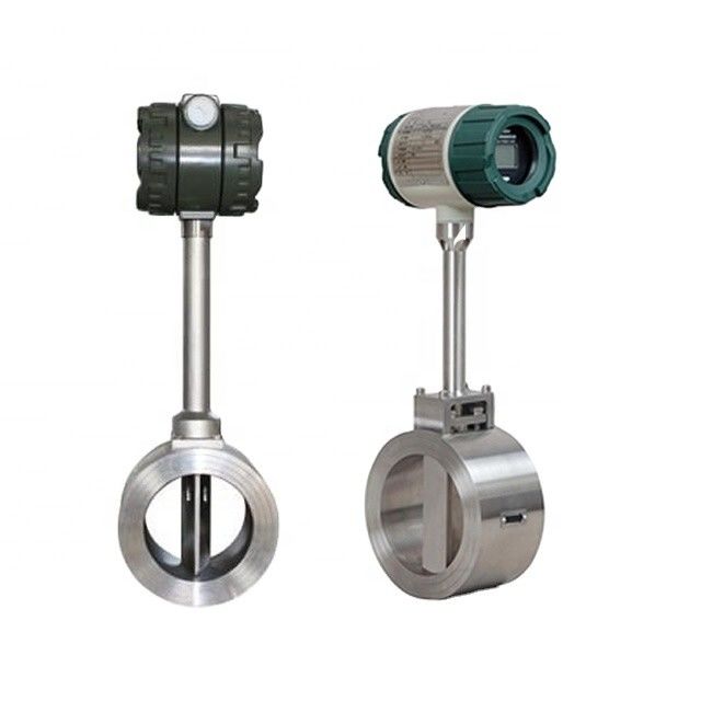 Misuratore di portata digitale a vortice per gas di cloro con GPRS e materiale del corpo SS304/SS316