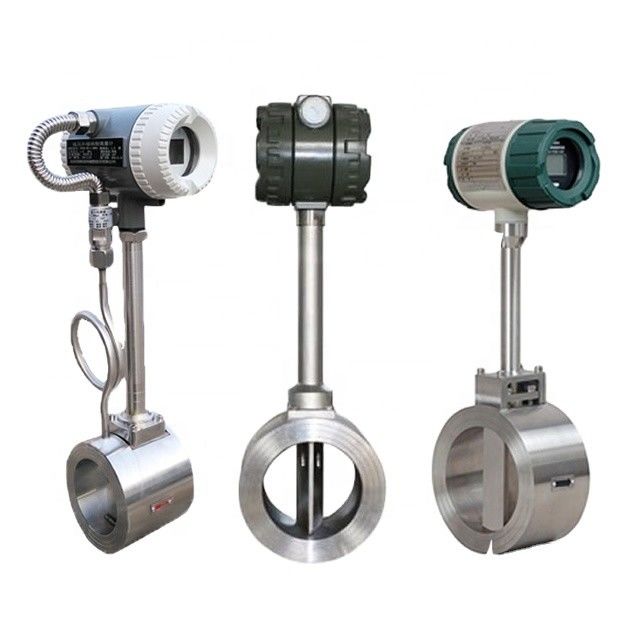 Misuratore di portata digitale a vortice per gas di cloro con GPRS e materiale del corpo SS304/SS316