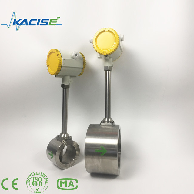 HART Modbus Vortex Flow Meter per vapore gas liquido Flow Meter con vapore medio o gas o liquido