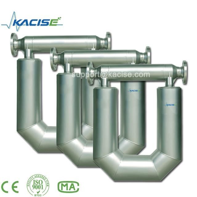 Misuratore di flusso di massa di Coriolis della serie KMF con grado di precisione di 0,2 massa, pressione di lavoro da 0 a 4,0 MPa e design box-in-box