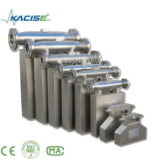 Misuratore di flusso di massa di Coriolis della serie KMF con grado di precisione di 0,2 massa, pressione di lavoro da 0 a 4,0 MPa e design box-in-box