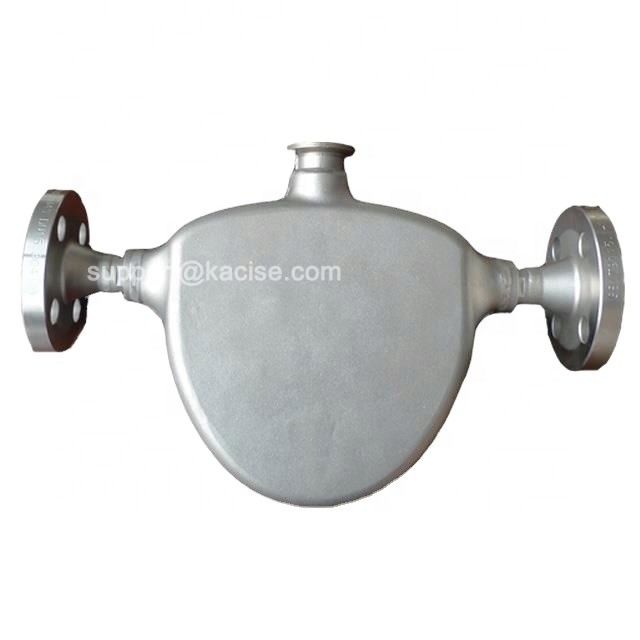 100% materiale sano Coriolis Mass Flowmeter con alta precisione 0,1%-0,2% e ampio range di temperatura -50~350°C