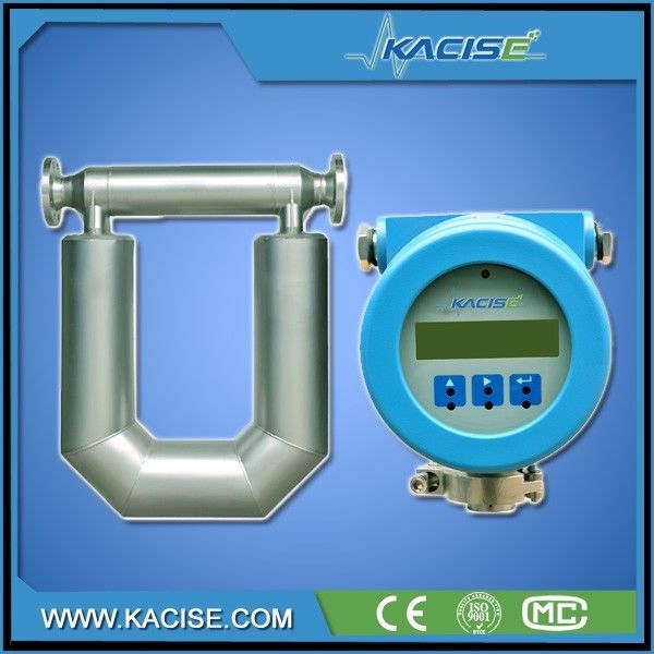 KMF100 SS316L Misuratore di flusso di massa Coriolis a prova di esplosione con precisione ±0,15%