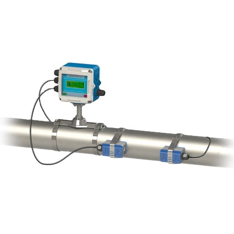 Misuratore di portata digitale a ultrasuoni economico con precisione dell'1,0% per tubi DN15-DN6000mm e protezione IP68